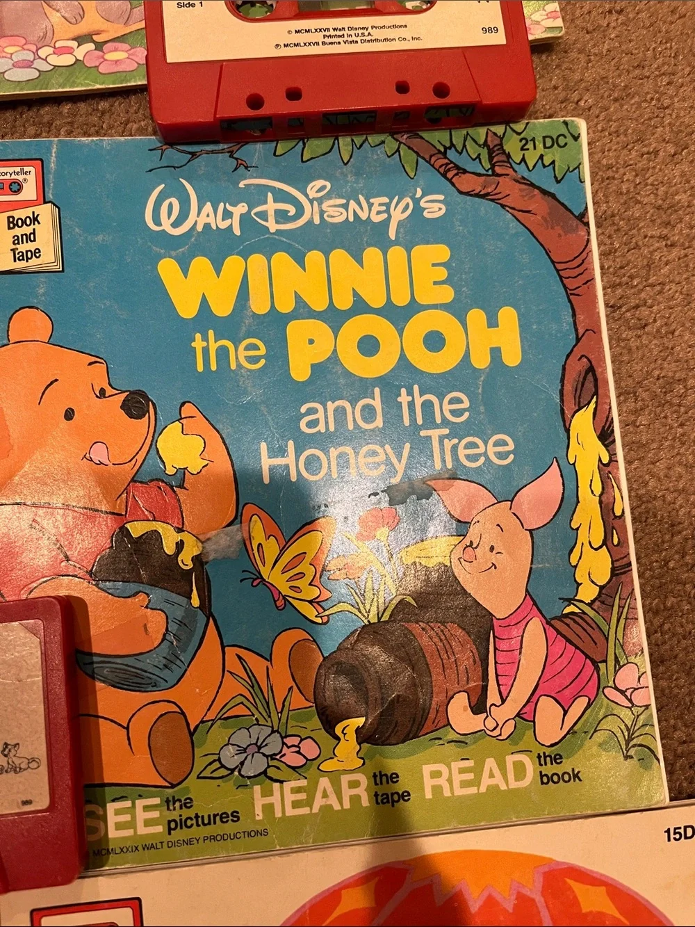Disney Storybook Cassette Set with Red and White Cassettes